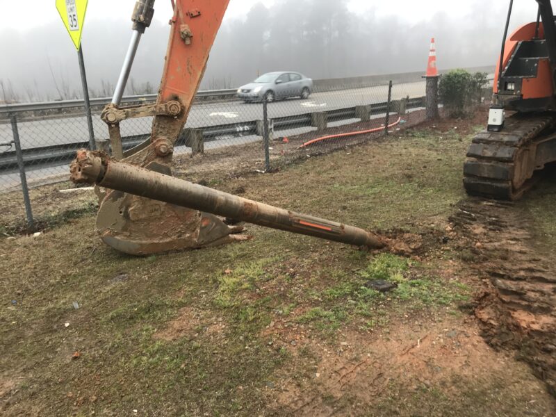 Fiber Optics Installation Under Interstate Highway Numa Hammers